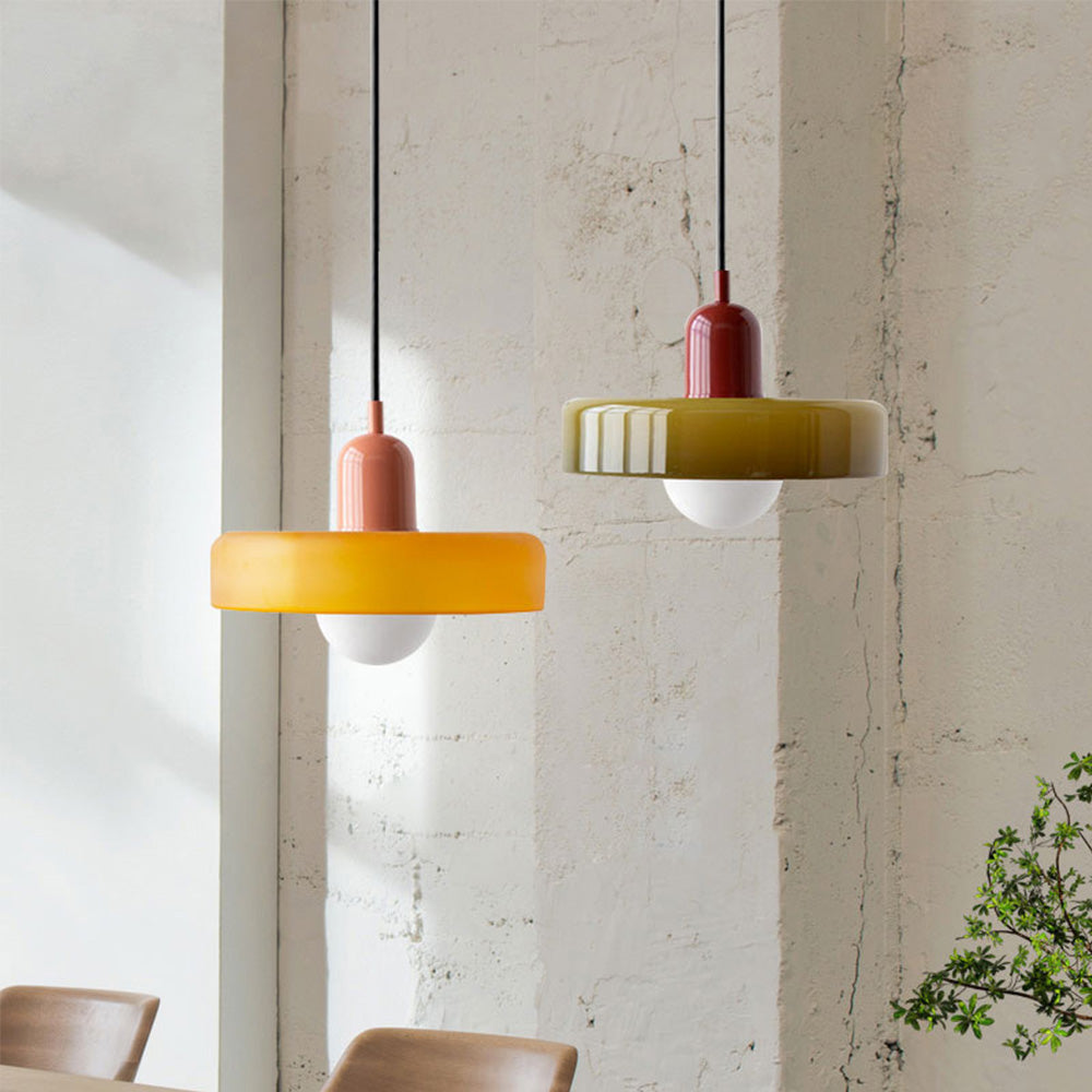 Pendant Light Glass Modern Bauhaus Ceiling Hanging Lamp