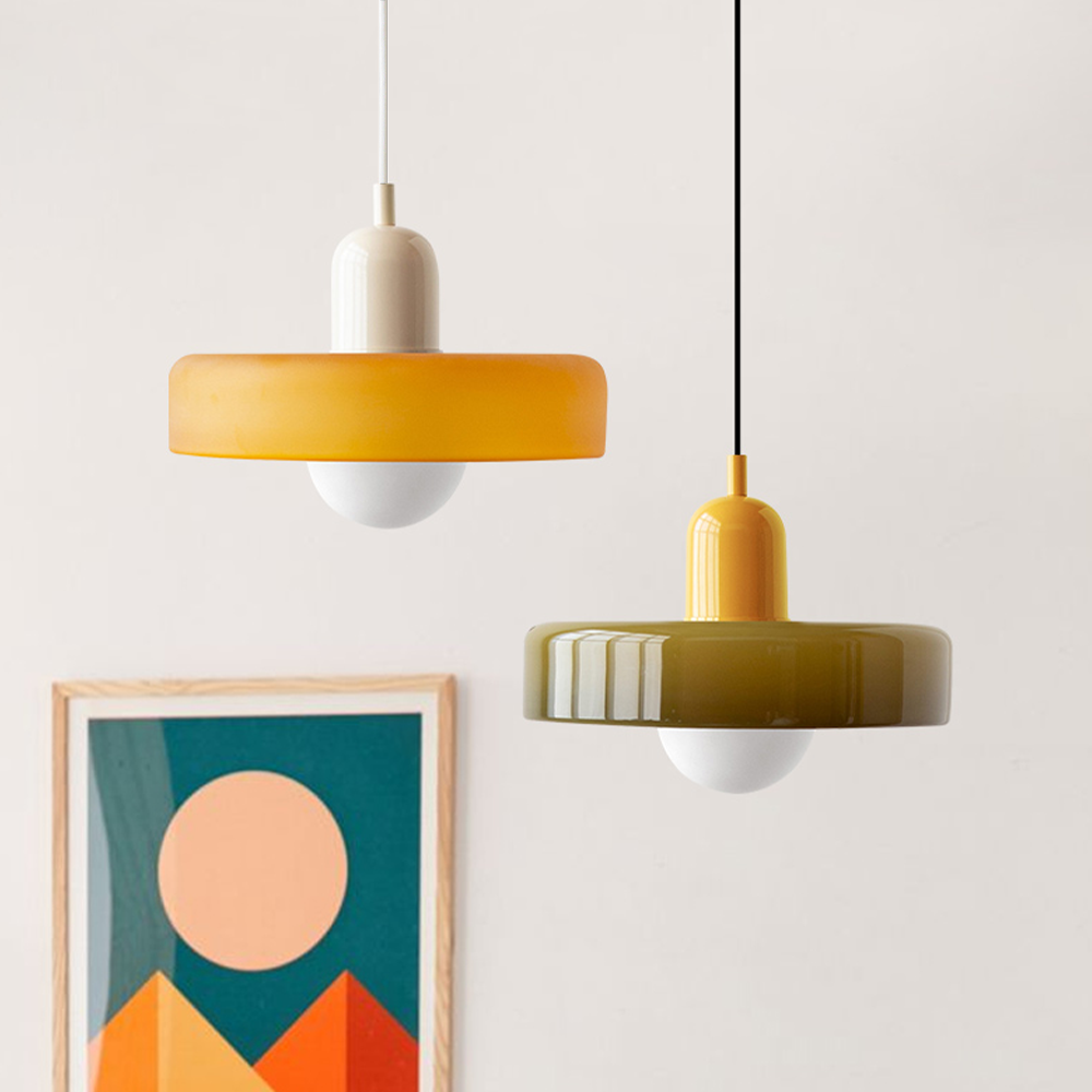 Pendant Light Glass Modern Bauhaus Ceiling Hanging Lamp
