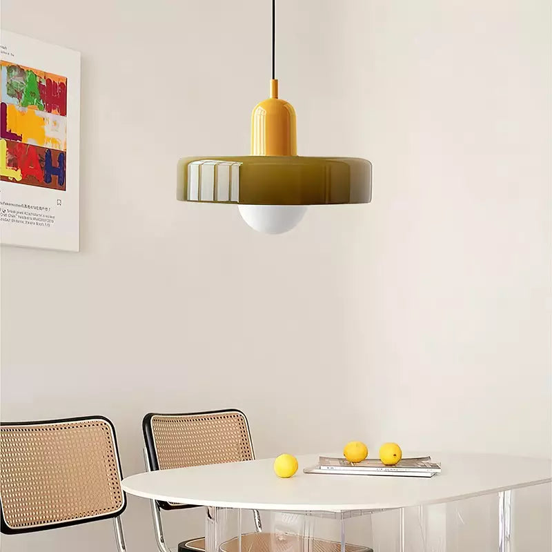 Pendant Light Glass Modern Bauhaus Ceiling Hanging Lamp