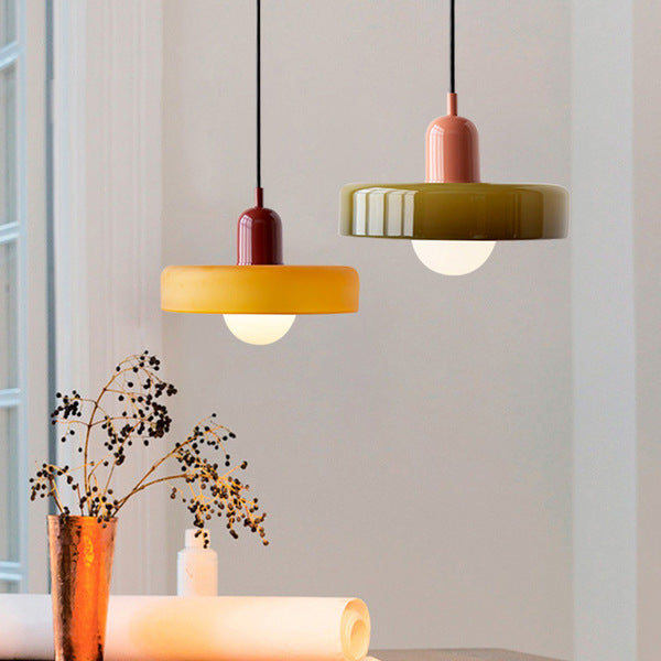 Pendant Light Glass Modern Bauhaus Ceiling Hanging Lamp