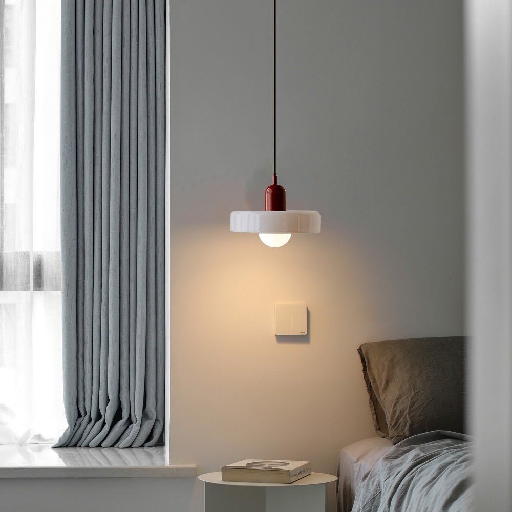 Pendant Light Glass Modern Bauhaus Ceiling Hanging Lamp